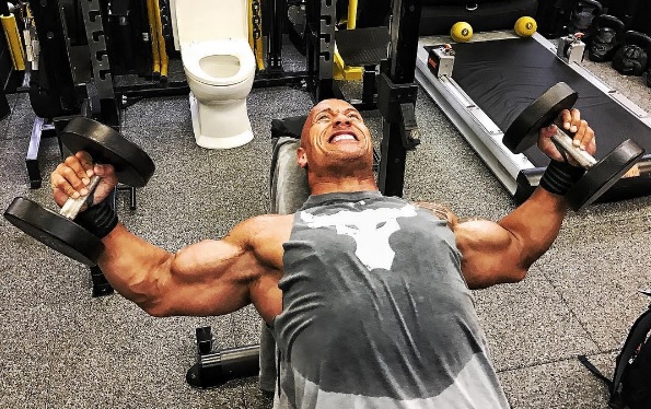 Dwayne Johnson The Rock Workout