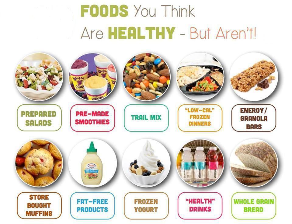 Healthy Foods That Aren't Healthy