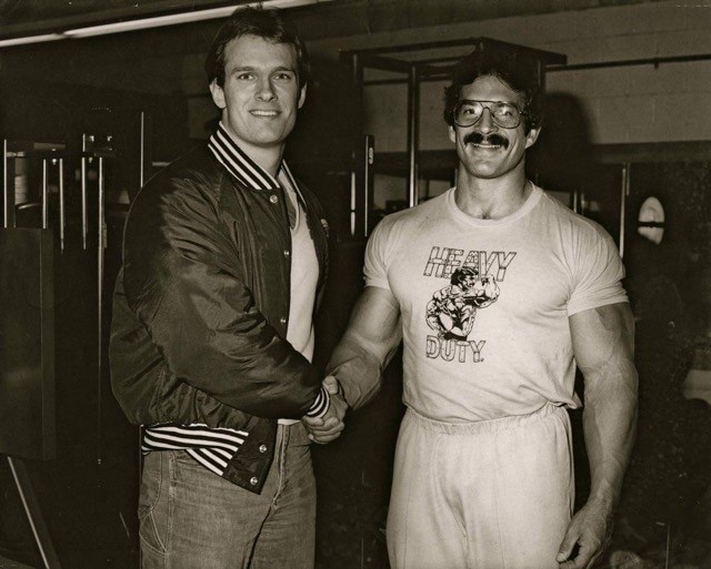 Mike Mentzer and John Little