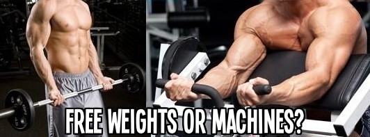free weights or machines
